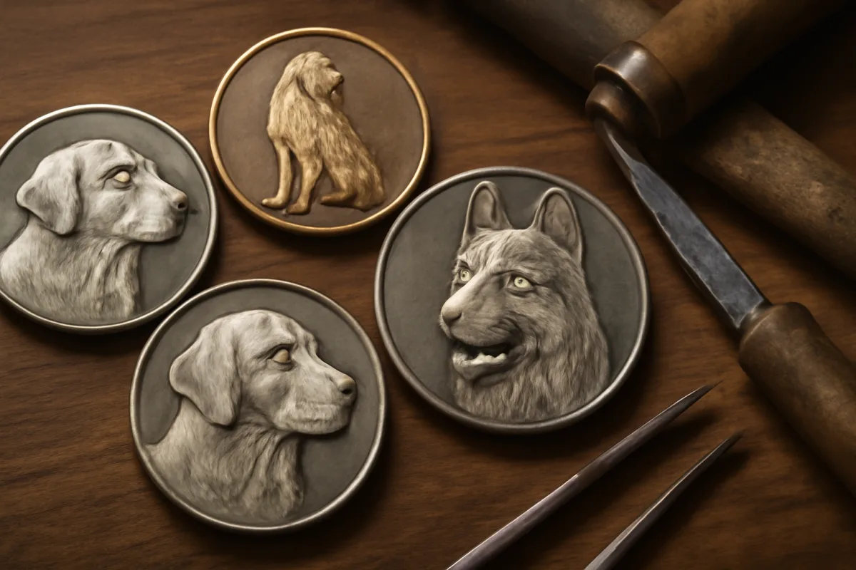 Il fascino delle monete artistiche a tema cane: guida alle tecniche di incisione riconoscibili