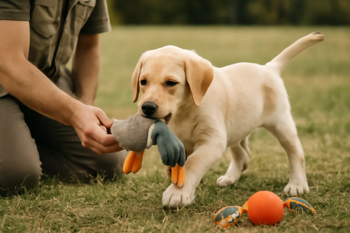 Addestramento base per cuccioli destinati alla caccia: i giochi che stimolano l’istinto naturale